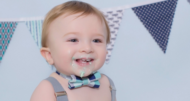 Owen, 1 Year & Cake Smash