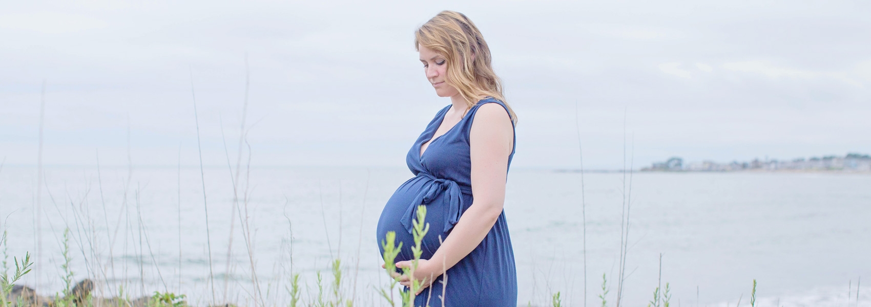 White Maternity Session