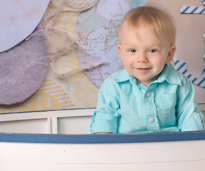 Camden, 1 Year & Cake Smash
