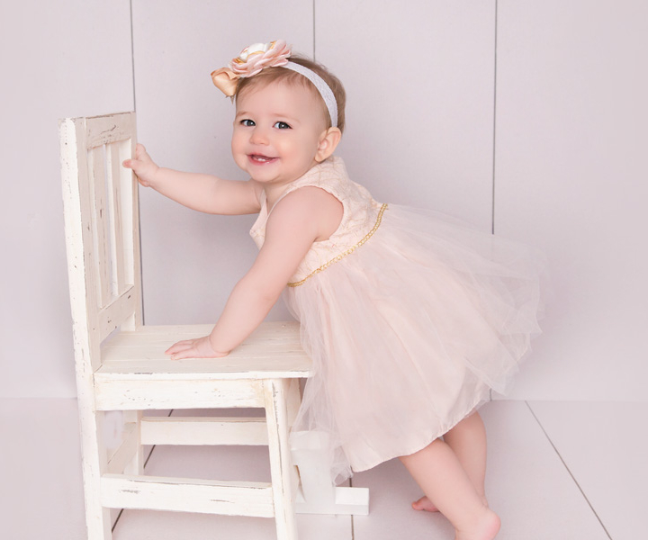 Penelope, 1 year & cake smash