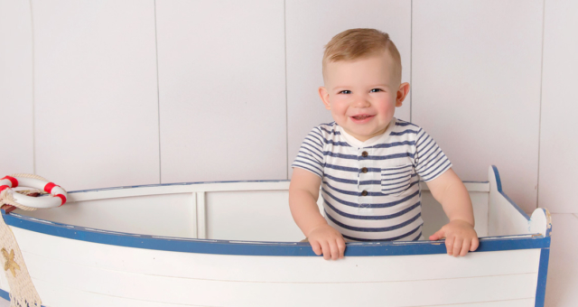 Parker, 1 year & cake smash