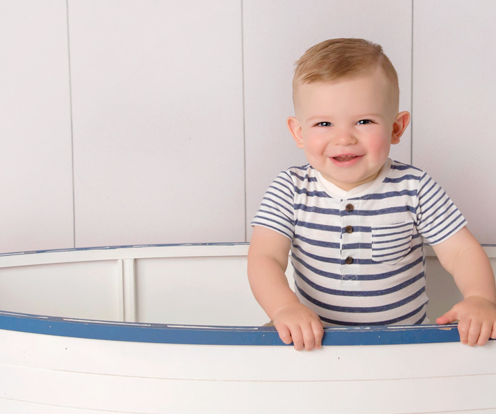 Parker, 1 year & cake smash