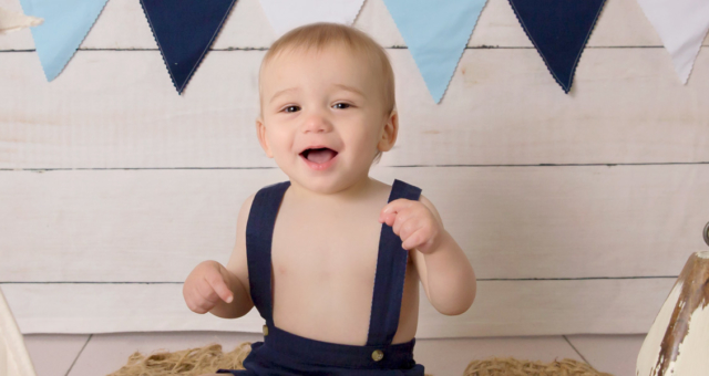 Chase, 1 Year & Cake Smash